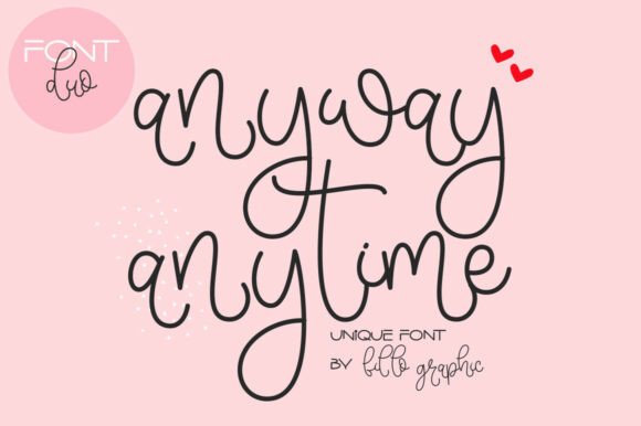 Anyway Anytime: A Thoughtful Script Font for Editorial Design