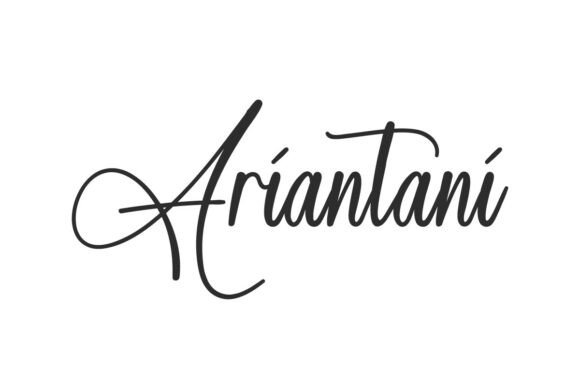Ariantani: A Modern Calligraphy Font That Elevates Real Branding Work