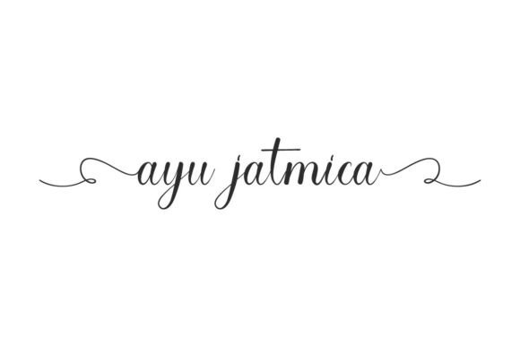Ayu Jatmica: A Light, Modern Script Typeface for Thoughtful Design