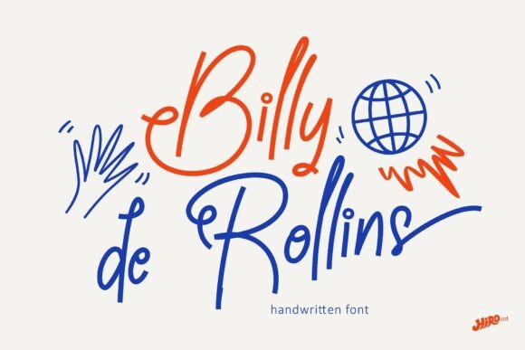 Billy De Rollins: A Handwritten Script Font That Feels Human