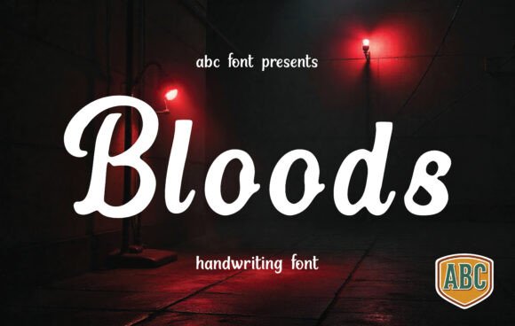 Bloods: A Handwritten Font for Distinctive Web Design
