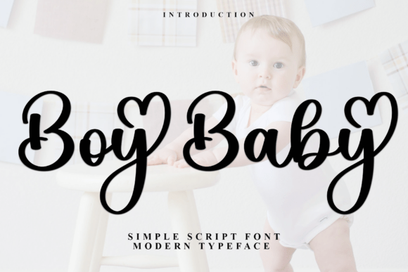 Boy Baby: A Festive Script Font That Makes Holiday Campaigns Instantly Recognizable