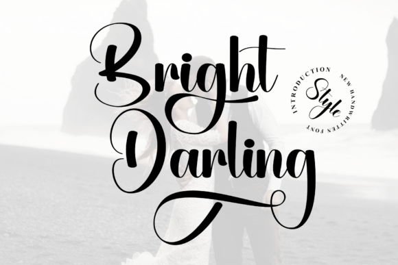 Bright Darling: A Modern Script Font for Small Business Branding