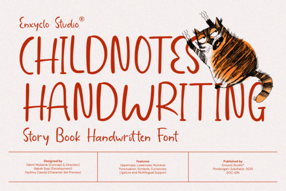 Childnotes Handwriting: A Warm, Joyful Font for Small Business Branding