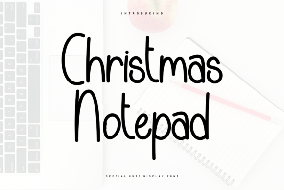 Christmas Notepad: A Warm, Handwritten Font for Thoughtful Web Design