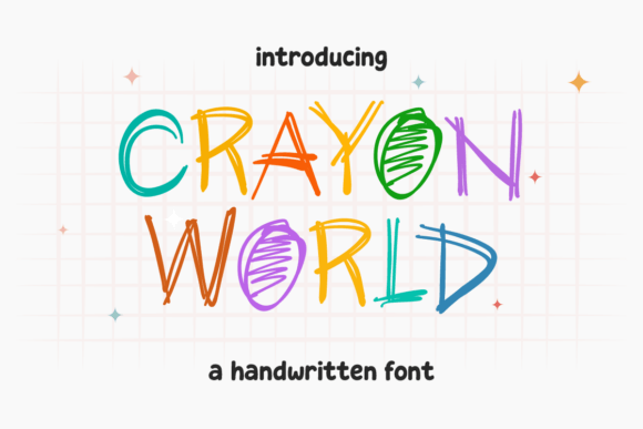 Crayon World: A Cheerful Handwritten Font for Playful Brand Identities
