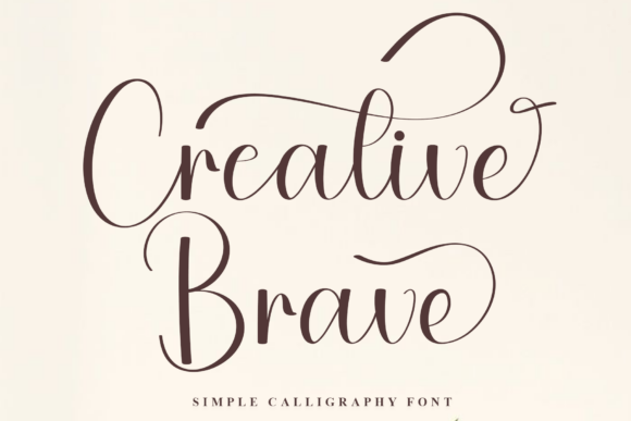 Creative Brave: A Soft, Meaningful Script Font for Makers