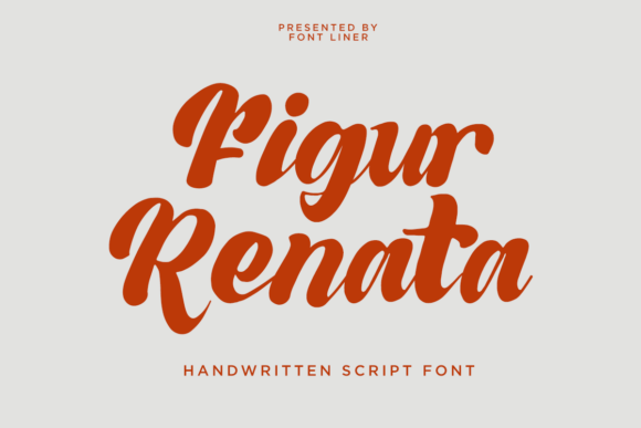 Figur Renata: A Handwritten Script Font with Vintage Soul