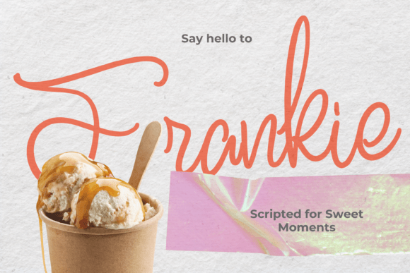 Frankie Script Typeface for Handmade Creators
