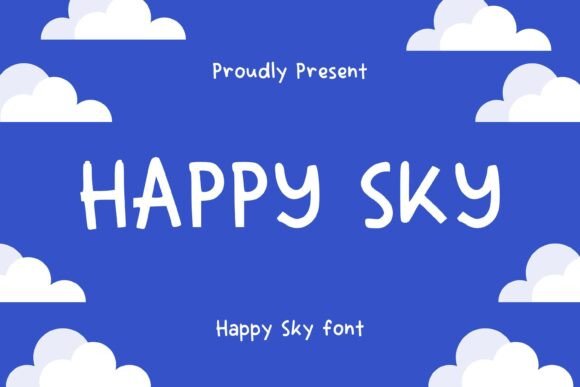 Happy Sky Handwritten Font for Crafters & Sellers