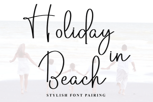 Holiday in Beach Font: A Soft, Versatile Script for Handmade Brands