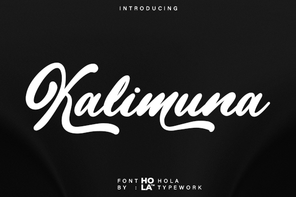 Kalimuna: A Bold Script Font That Elevates Handmade Design