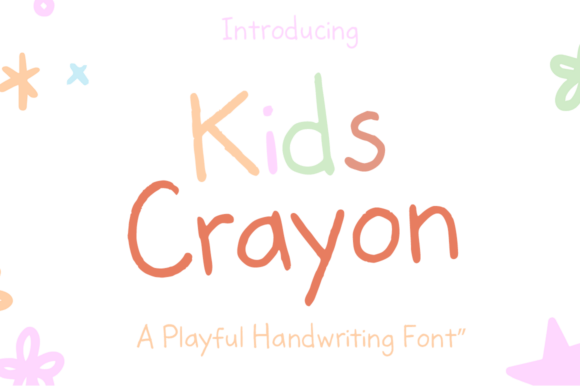Kids Crayon: A Playful Script with Real Design Weight