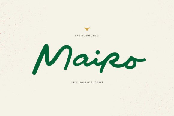 Mairo: A Delicate Handwritten Font for Thoughtful Branding