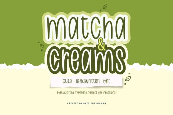 Matcha and Creams: A Handwritten Font That Elevates Campaign Visuals