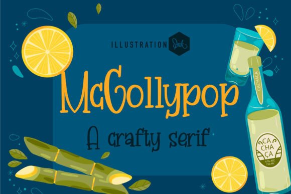 Mcgollypop: A Whimsical Serif Font for Editorial Charm
