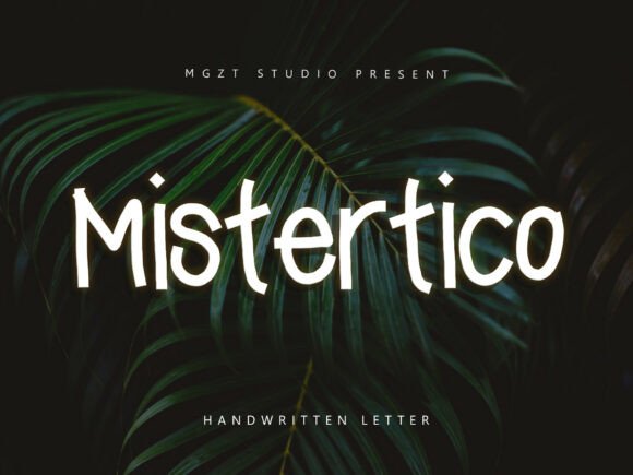 Mistertico: A Playful, Elegant Display Font for Thoughtful Design
