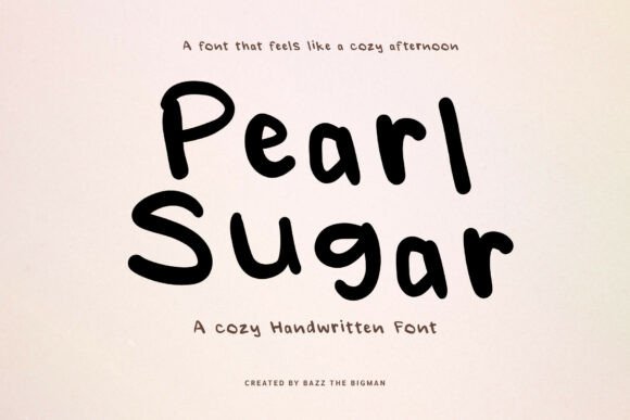 Pearl Sugar: A Warm, Authentic Script Font for Small Business Branding