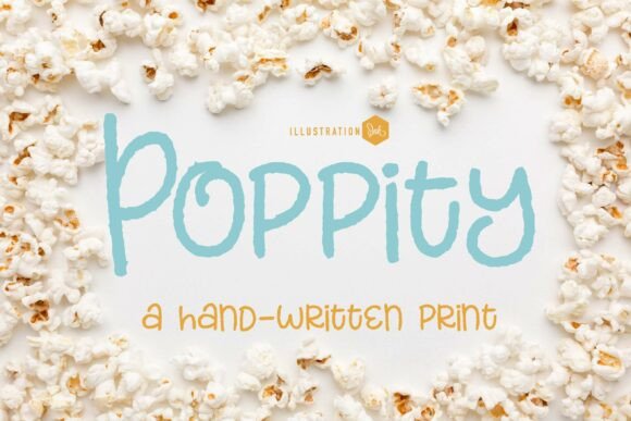 Poppity: A Joyful Handwritten Font for Playful Brand Identities
