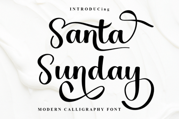 Santa Sunday: A Thoughtful Script Font for Editorial Design