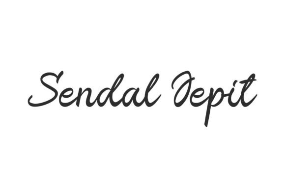 Sendal Jepit: A Natural Script Font for Warm, Confident Branding