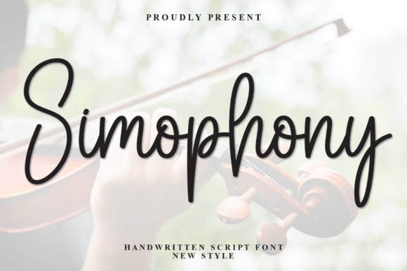 Simophony: A Handwritten Script Font That Elevates Digital Branding