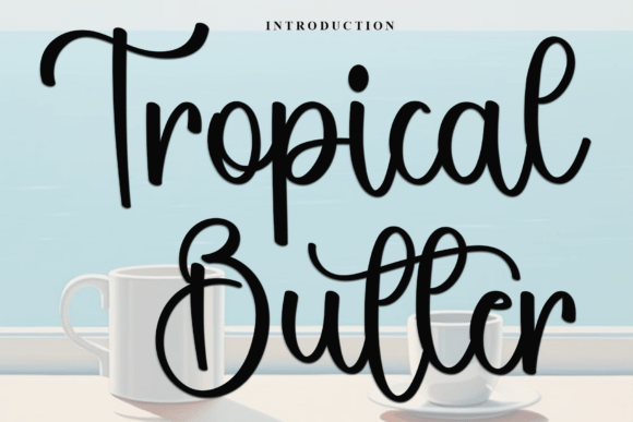 Tropical Butter: A Festive Script Font for Handmade Creators