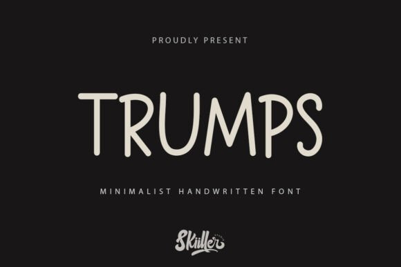 Trumps Handwritten Font for Small Business Branding