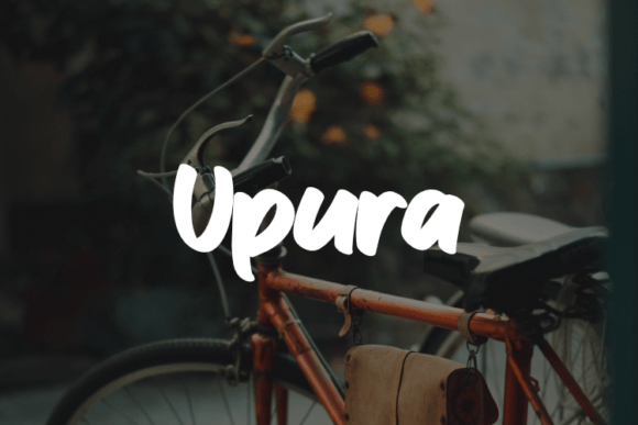 Upura: A Modern Script Typeface for Digital Clarity