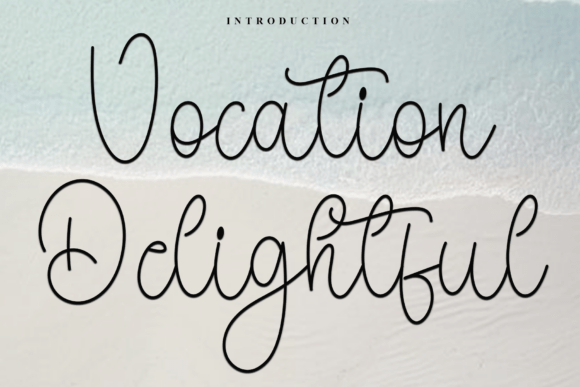 Vocation Delightful: A Thoughtful Script Font for Digital Branding
