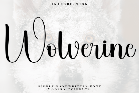 Wolverine Handwritten Font for Crafters & Small Shops